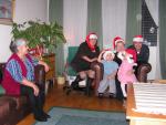 Glad jul med farmor Olga, Faster Nury, Matias, mormor Tuula, Paulina och pappa Pablo.