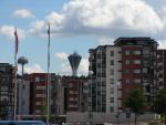 Lahtis karakteristiska vattentorn.
